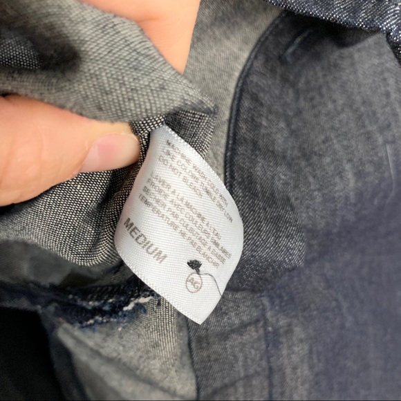 ADRIANO GOLDSCHMIED Cold Shoulder Denim Shirt - Picture 6 of 9